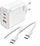 Karikues muri GaN 65W, 2x USB‑C, USB‑A, me kabllo USB‑C