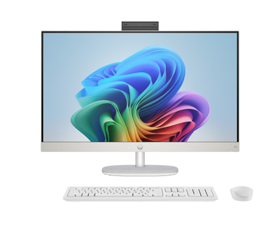 Kompjuter All in One HP AiO 27-ct2004nw, 27" FHD, Ryzen AI 5, 16GB RAM, SSD 512GB, i bardhë