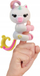 Lodër interaktive Fingerlings Cobi Lulu Unicorn 3112, 70+ tinguj, mbi gisht, e bardhë pastel
