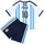 Set sportiv Adidas Argentina Messi KT0390, për fëmijë, poliester, shumëngjyrësh