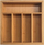 Organizues sirtari Roy BB1576, me rrëshqitje, 55 x 37 x 5 cm, gri