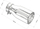 Grusht marmite universale inox, hyrje 51mm, dalje 76mm, ngjyrë argjendtë