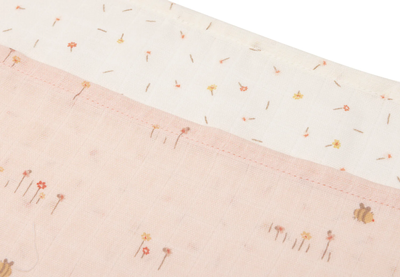 Mbulesa te holla muslin 115x115cm, Pretty Picnic - 2 Pack