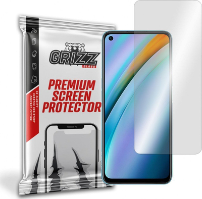 Xham mbrojtës hibrid GrizzGlass për Oppo K10, transparencë e lartë