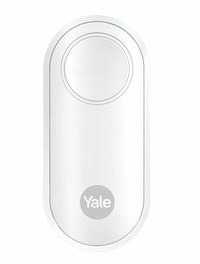 Buton i zgjuar Yale Button, telekomandë paniku, zile dere, i bardhë