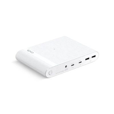Powerbank Epico 26800 mAh, 72W, USB-C PD, i bardhë