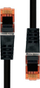 Мрежен кабел ProXtend CAT6 F UTP CCA, 30cm, ПВЦ, црн