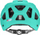 Helmetë biçiklete Uvex Stride Lagoon, 56-59 cm, për të rritur, ngjyrë turquoise