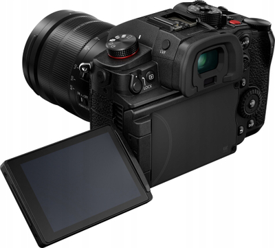 Kamerë mirrorless Panasonic Lumix GH6, set lentë Leica 12–60mm, 25.2MP, e zezë