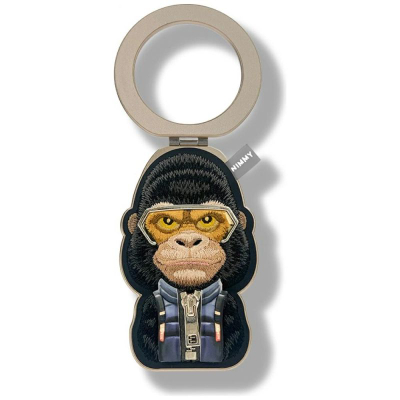 Magnet dekorativ Nimmy Cool&amp;Cute 2.0 Gorilla, varëse magnetike, gorillë, i zi