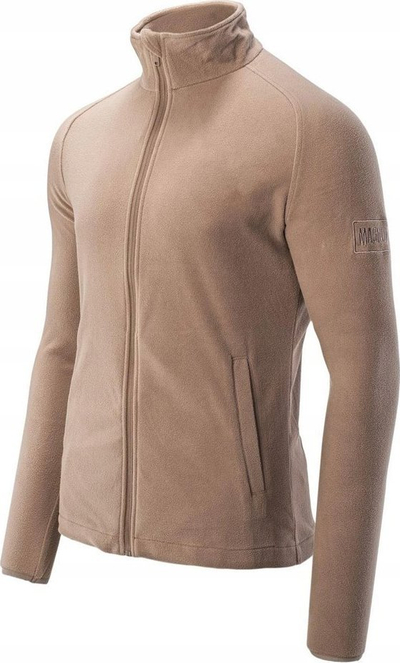 Bluzë polar Magnum Essential Microfleece 92800396103, me zinxhir të gjatë, me xhepa, ngjyrë flesh kafe