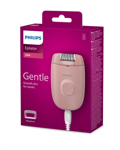 Epilator Philips 2000 BRE227/00, koka me pinceta, dizajn kompakt, i bardhë