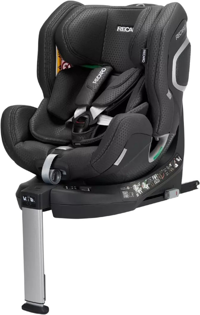 Ullëse makine Recaro Xenon Kid, rrotulluese, R129, 61-125 cm, e zezë