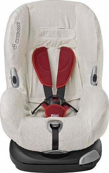 Mbulesë ulëse makine Maxi Cosi Priori XP, pambuk, e bardhë