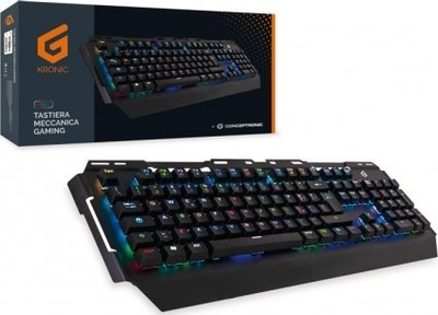 Tastierë Conceptronic KRONIC, mekanike, USB, QWERTY italian, e zezë