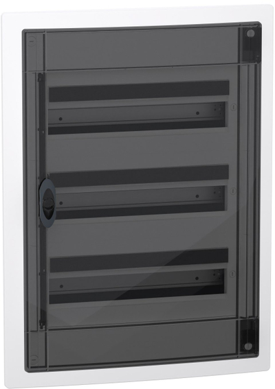 Kuti shpërndarje Schneider Electric PrismaSeT XS 3x18, për mur nga brenda, me derë transparente, IP40