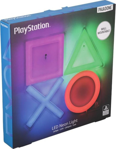 Dritë murale LED Playstation, neon, me shumë ngjyra për dekor