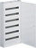 Kasetë shpërndarëse Hager FW624WT, 6 rreshta 144 module, montim sipërfaqësor, e bardhë