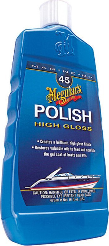 Lustër për varka Meguiar's 45 High Gloss Polish, për xhel-coat, 473ml