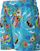 Shorce noti për çuna Learn to Swim 11", me bel me lastik, blu