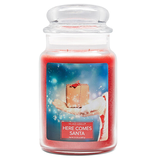 Qiri aromatik Village Candle Here Comes Santa, 602 g