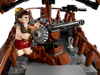 Set lodrash LEGO Star Wars Jabbas Sailing Barge, model koleksionues, për të rritur, shumëngjyrësh