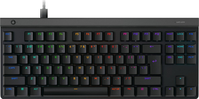 Tastierë gaming Logitech G, me kabllo, RGB, e zezë