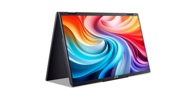 Пренослив монитор Acer PD3 PD163Q, 15.6\" FHD, два екрани, црн