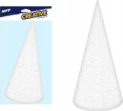 Ornament zbukurues MFP Snowflake, stiropor 13cm, i bardhë