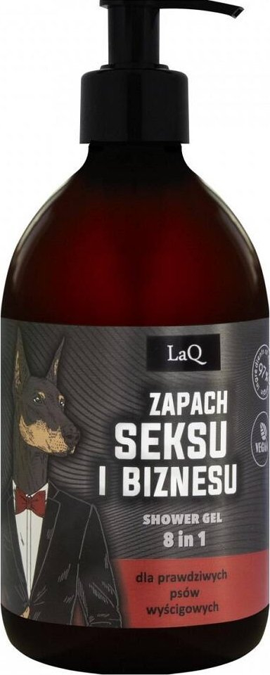 Xhel dushi LaQ Black Shine Doberman, 8 në 1, 500 ml, i zi