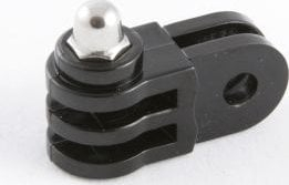 Mbajtëse helm XREC Front Mount, për GoPro Hero 2 3 3+ 4 5 6 7, për SJCAM, e zezë