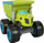 Kamion lodër Fisher Price Blaze and the Monster Machines Zeg, metalik die cast, me goma të mëdha, jeshil