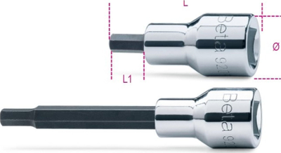 Bit çelës BETA 920PE, 1/2", imbus 5 mm, i gjatë