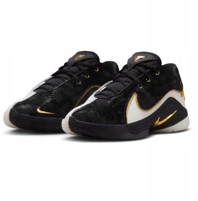 Atlete basketbolli Nike LeBron XXII BHM GS Jr HV8616-100, për fëmijë, Air Zoom, të zeza e të bardha