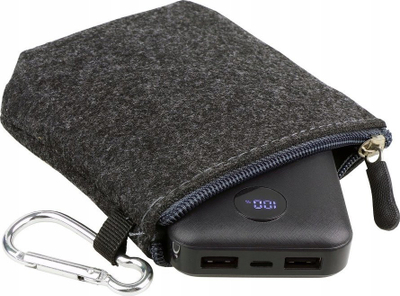 Power bank Air Gifts Daniel, 10000mAh, me ekran digjital, i zi