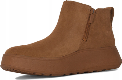 Këpucë grash FitFlop F-Mode W GM3-592, lëkurë natyrale, shollë gome, kafe