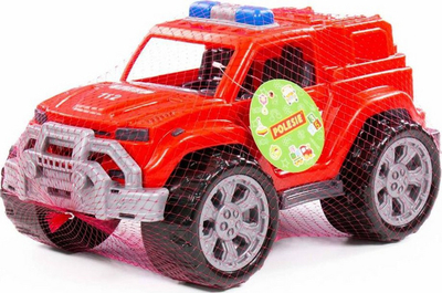 Makine lodër zjarrfikëse Polesie Legion Fire Jeep, 37 cm, plastike, e kuqe