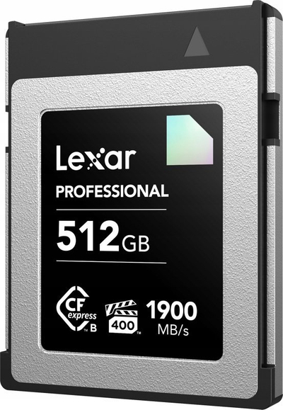 Kartë memorie Lexar CFexpress Type B Professional Diamond, 512GB, 1900MB/s, e zezë