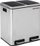 Kosh riciklimi SONGMICS LTB30H, 2x15L, inox, ngjyrë argjendi