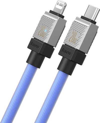 Kabllo USB Baseus USB C në Lightning, 2 m, e zezë
