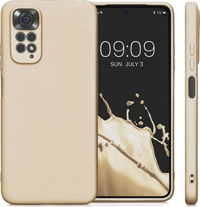 Mbrojtëse telefoni Xiaomi Redmi 10C Metallic Case, TPU, gold