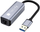 Докинг станица со USB хаб Techly IDATA USB ETGIGA AA, USB A, RJ45 Gigabit, црна