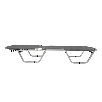 Shezllon profesional alumini, 60×195×30 cm (HM5071.10), gri