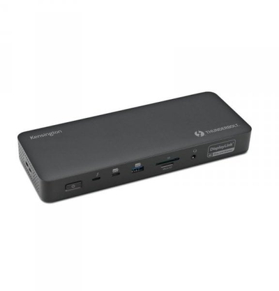 Хибриден приклучен уред Kensington SD5920T EQ, Thunderbolt 4, Quad 4K, црн