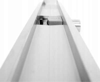 Kanaletë lineare Rea Neo Pure Pro, 90 cm, me flanxhë, inox