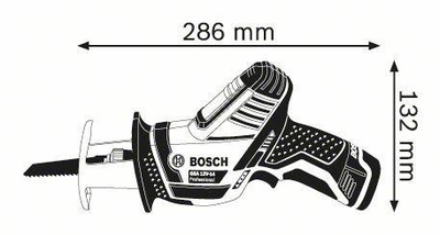 Sharrë reciproke Bosch GSA 12V-14 Professional, 12V, 3000 spm, blu