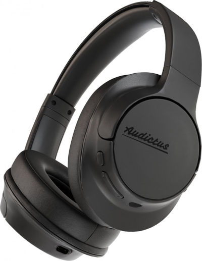 Безжични слушалки Audictus Champion Pro, Bluetooth 5.0, 50 часа батерија, црни