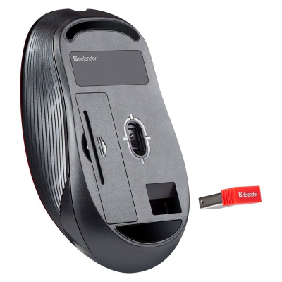 Maus Defender 52104 me kabllo, optik, i zi