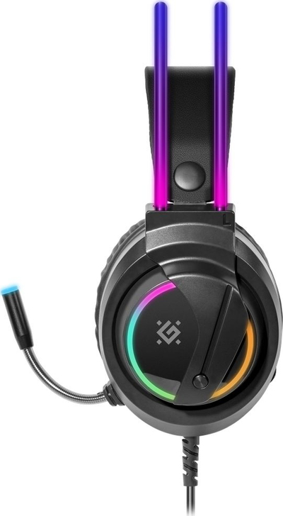 Kufje gaming Defender Wired, stereo, me mikrofon, të zeza