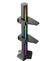 Држач за видеокарта Gelid Solutions ST-RGB-01, со RGB осветлување, црн